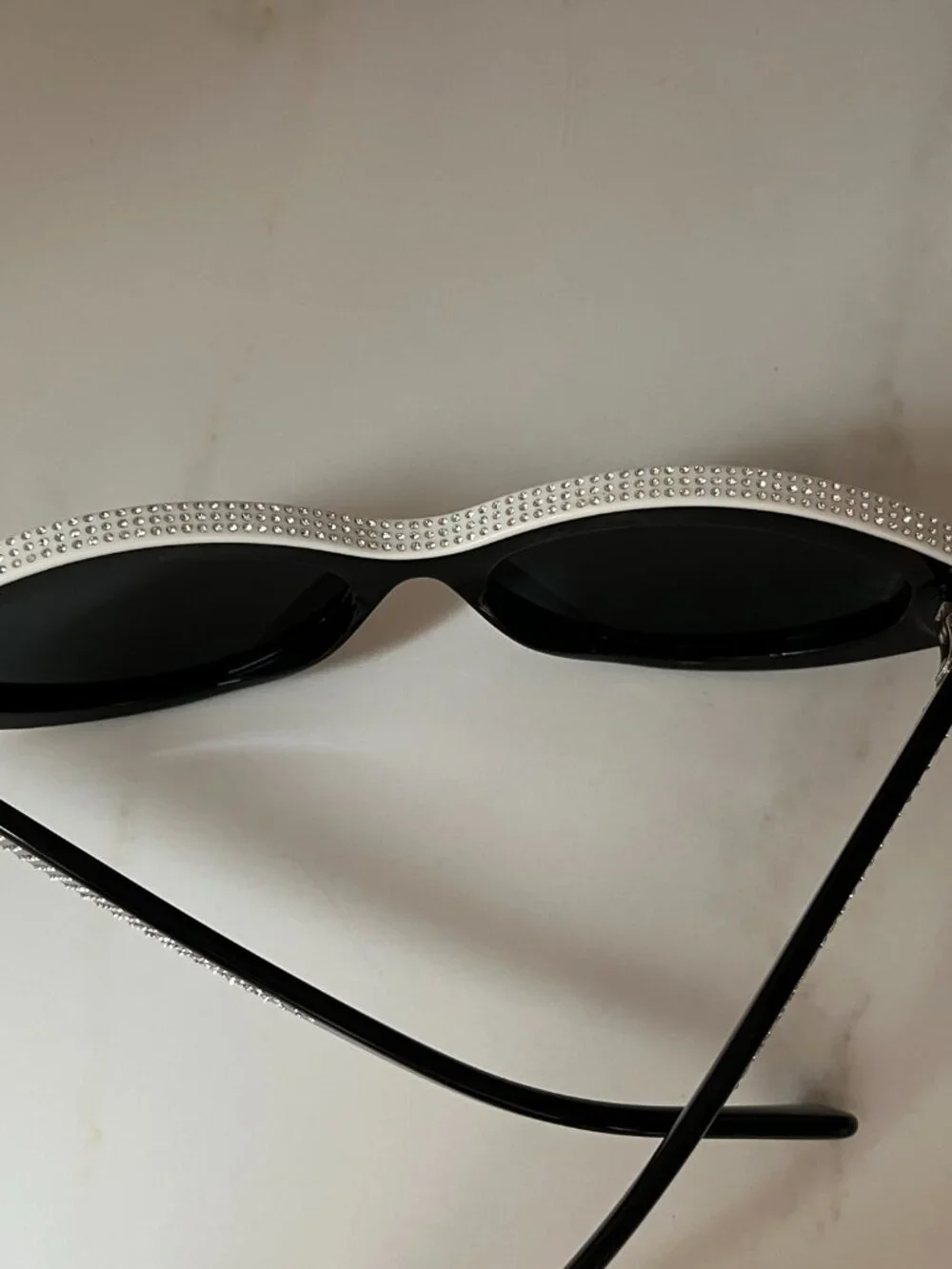 Authentic Chanel A71509 X02569 S4155 Strass Crystal Oval Sunglasses